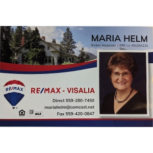 Maria Helm-RE/MAX Visalia